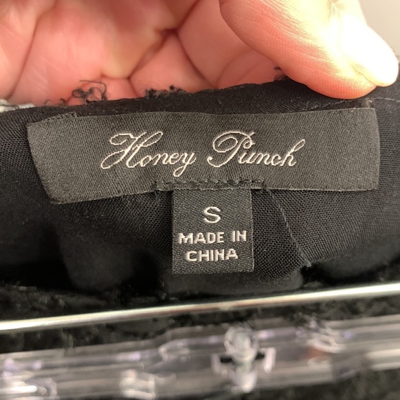 Honey Punch - Matching Two-Piece Set - Black - Size Small - Picture 5 of 5